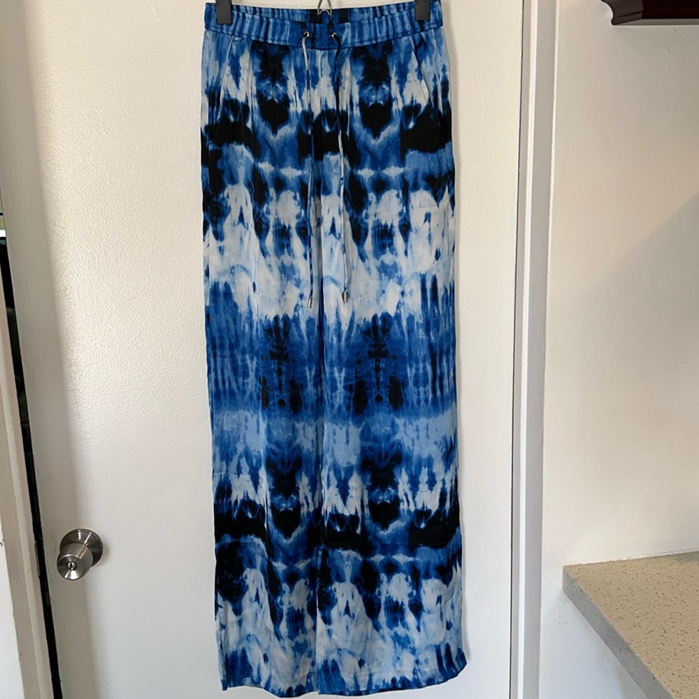 Michael Kors blue tie dye pants size 0